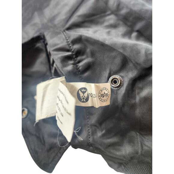 Alpha Industries NASA Apollo MA-1 Bomber Jacket Large Flight USAF Space Aviation - Picture 15 of 16